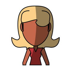 Retro woman cartoon