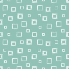 Seamless vector geometrical pattern with rhombus, squares. endless background with hand drawn textured geometric figures. Pastel Graphic illustration Template for wrapping, web backgrounds, wallpaper