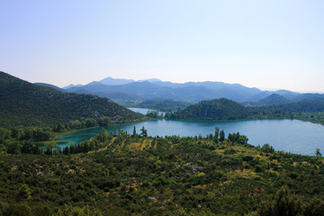 Bacina lakes in Croatia