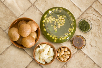 Panipuri or Gol Gappa or Chaat © aakriti