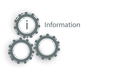 Gears in engagement. Engineering drawing abstract industrial background with a cogwheels.