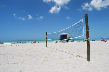 Volley ball on the beach