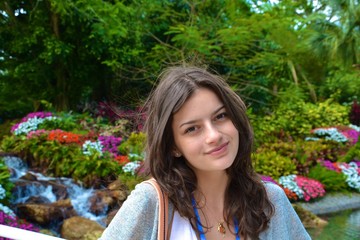 Floral girl