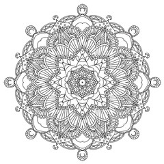 Mandala. Round Ornament