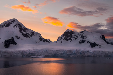 Landscape photography along the Antarctic Peninsula.