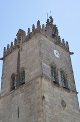 Fototapeta na wymiar Bell tower in Guimaraes, Portugal