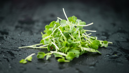 Slate slab with Cutted Cress