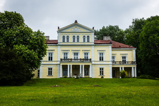 Raczynski Palace in Zloty Potok, Silesia, Poland