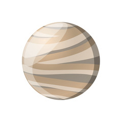 Pluto planet isolated