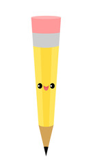 Single smiling pencil