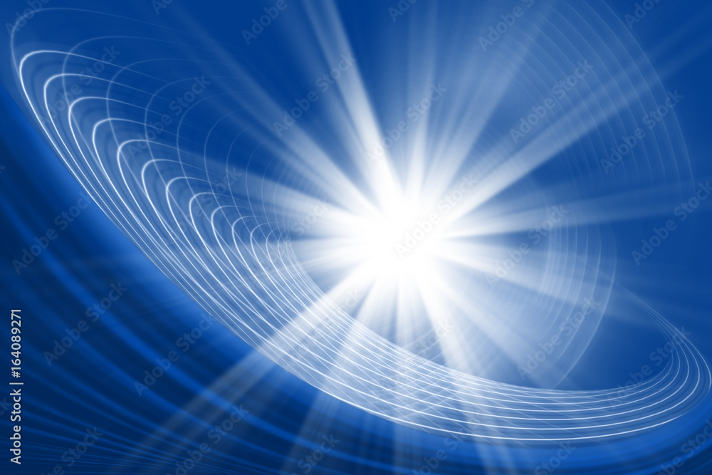 Wall mural conceptual background image of abstract lights.