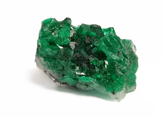 Fotobehang esmeraldas gigantes cristales gemas piedras preciosas   emerald gemstone wtih  colors stone  and gem color green © photoworld