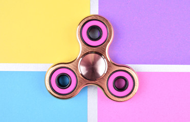 Hand fidget spinner toy.