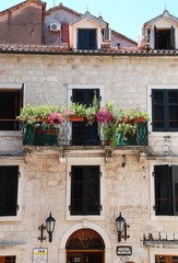 Kotor (Montenegro): typical house in the old town