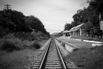 Fototapeta premium Railroad tracks
