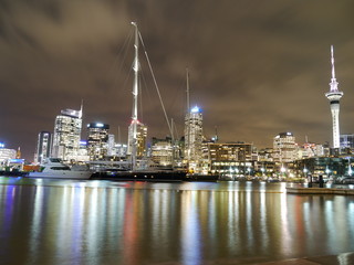Fototapeta na wymiar Auckland at night