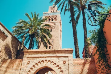 Keuken spatwand met foto Toren in Marokko © Alejandra
