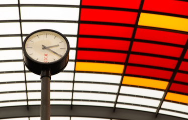 clock in station - Amterdam Centraal