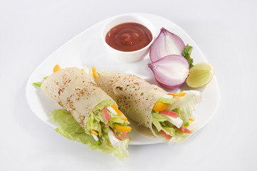 Fresh Vegetable Spring  Roll or Burrito