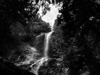 Waterfall images from 'Silence Falls' . 