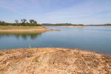Albufeira da Barragem de Campilhas lake