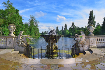 Italian Gardens at Hyde Park in London