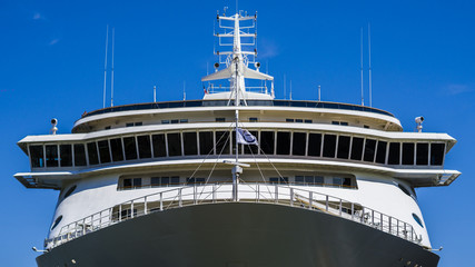 Front of cruise ship color