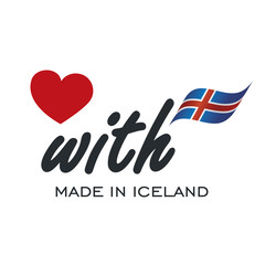 Love With Made in Iceland logo icon