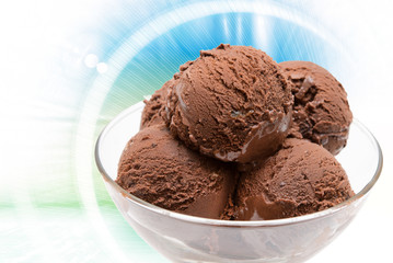 Ice cream close up