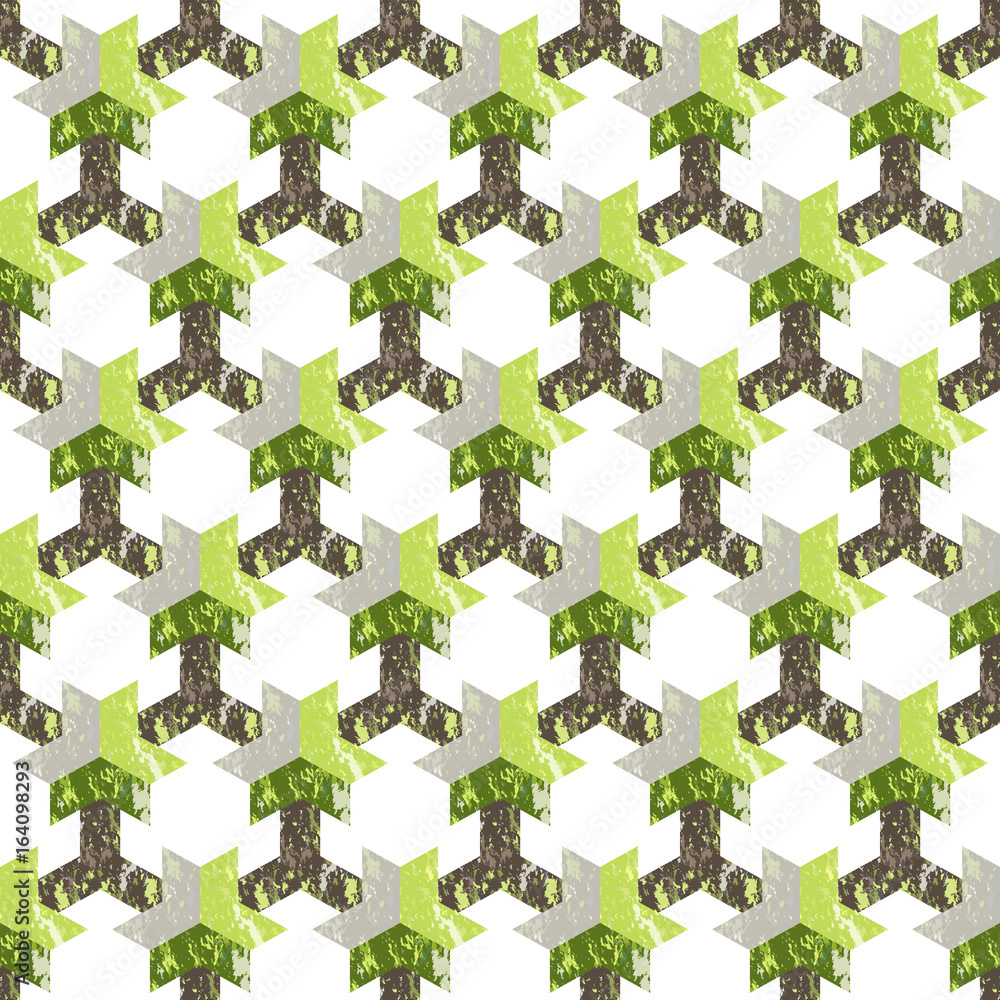 Poster abstract seamless pattern in the style of grunge. bright colors. a geometric lattice.