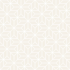 Vector seamless cross tiling pattern. Modern stylish geometric texture. Repeating mosaic abstract background