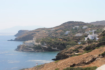 Fototapeta na wymiar Paysages Cyclades Grèce