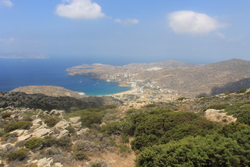 Fototapeta na wymiar Mer Cyclades Grèce