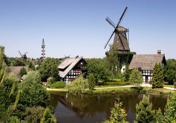 Landscape with mill