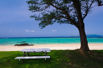 Fototapeta na wymiar 沖縄ミッションビーチ
