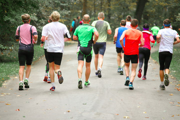 Marathon Läufer