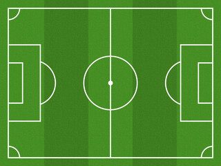 Soccer field realistic texture of a green lawn