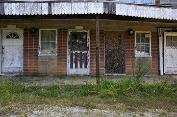 Old abandoned motel