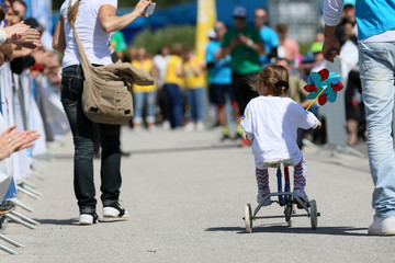 Naklejka premium Sports games children.