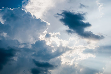 blue sky with clouds