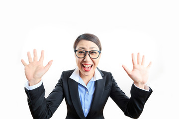 ビジネスウーマン 爆笑