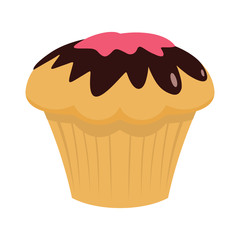 Pie colorful bakery product icon