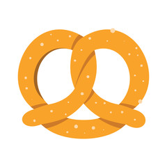 Bread colorful bakery product icon