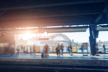 Sydney subway platform