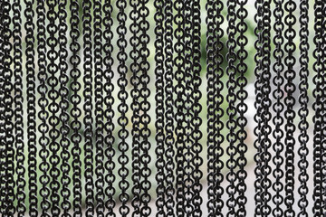 Chain made of metal for decoration