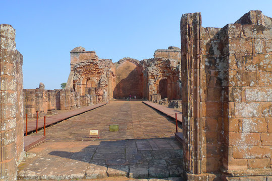 Trinidad ruins at Paraguay