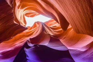 Wall murals Canyon Lower Antelope Canyon - located on Navajo land near Page, Arizona, USA - beautiful colored rock formation in slot canyon in the American Southwest