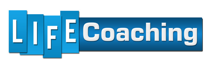 Life Coaching Blue Stripes Bar Horizontal 