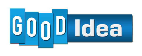 Good Idea Blue Stripes Bar Horizontal 