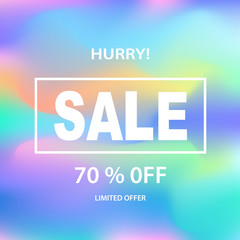 Fototapeta premium Sale banner template